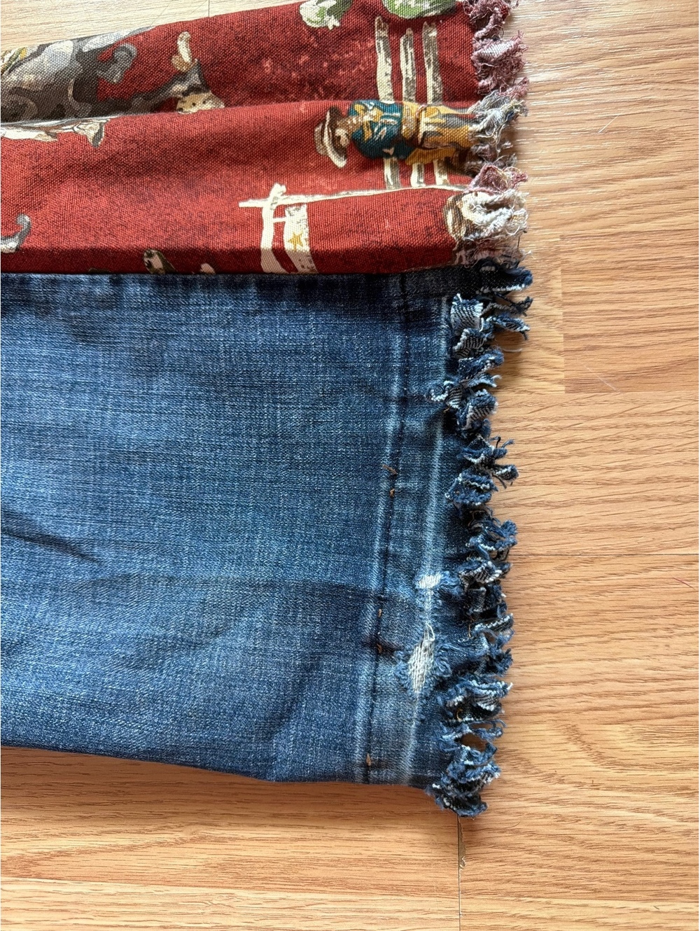 Wrangler Handmade Custom Western Wide Leg Western Jeans Size 5x33 - Picture 9 of 9